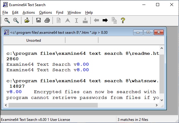 Examine32/Examine64 Text Search 8.00.00 full